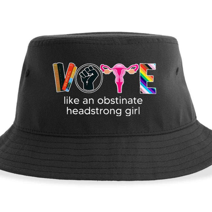 Vote Like An Obstinate Headstrong Feminist Sustainable Bucket Hat