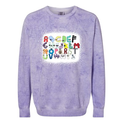 Villain Letter Abc Costume Boys Matching Evil Alphabet Lore Colorblast Crewneck Sweatshirt