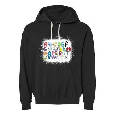 Villain Letter Abc Costume Boys Matching Evil Alphabet Lore Garment-Dyed Fleece Hoodie