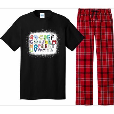 Villain Letter Abc Costume Boys Matching Evil Alphabet Lore Pajama Set