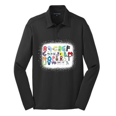 Villain Letter Abc Costume Boys Matching Evil Alphabet Lore Silk Touch Performance Long Sleeve Polo