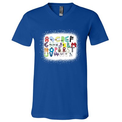 Villain Letter Abc Costume Boys Matching Evil Alphabet Lore V-Neck T-Shirt