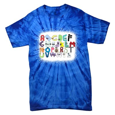 Villain Letter Abc Costume Boys Matching Evil Alphabet Lore Tie-Dye T-Shirt