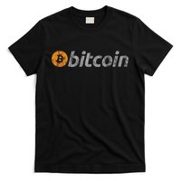Vintage Look Bitcoin Logo T-Shirt
