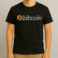 Vintage Look Bitcoin Logo T-Shirt