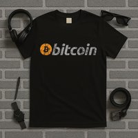 Vintage Look Bitcoin Logo T-Shirt