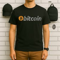 Vintage Look Bitcoin Logo T-Shirt