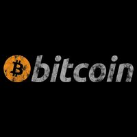 Vintage Look Bitcoin Logo T-Shirt