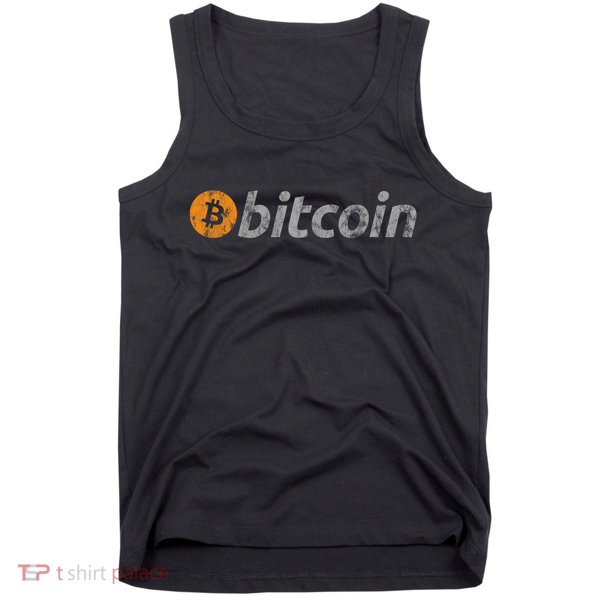Vintage Look Bitcoin Logo Tank Top