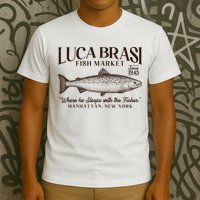 Vintage Luca Brasi Fish Market Since 1945 Where He Sleeps With The Fishes T-Shirt