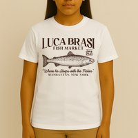 Vintage Luca Brasi Fish Market Since 1945 Where He Sleeps With The Fishes T-Shirt