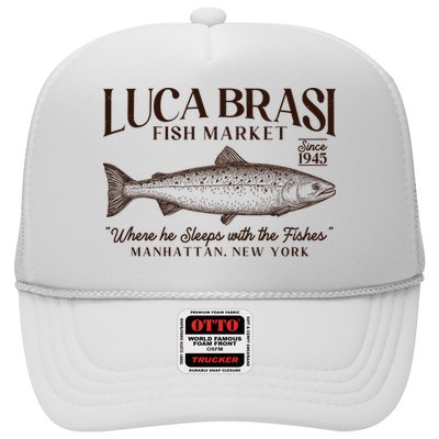 Vintage Luca Brasi Fish Market Since 1945 Where He Sleeps With The Fishes Trucker Hat