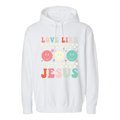 Vintage Look Back And Thank God Christian Garment-Dyed Fleece Hoodie