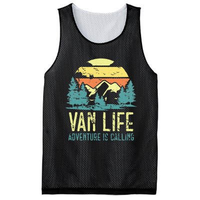 Van Life Camping Camper Livin The Vantasy Vanlife Mesh Reversible Basketball Jersey Tank