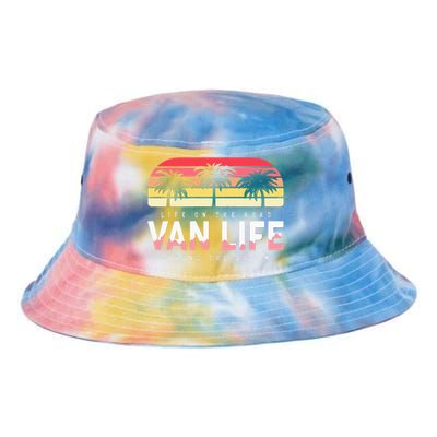 Van Life Clothing Retro Vintage Van Dwellers Vanlife Nomads Tie Dye Newport Bucket Hat