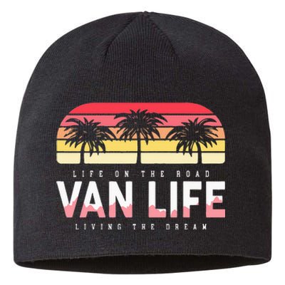 Van Life Clothing Retro Vintage Van Dwellers Vanlife Nomads Sustainable Beanie