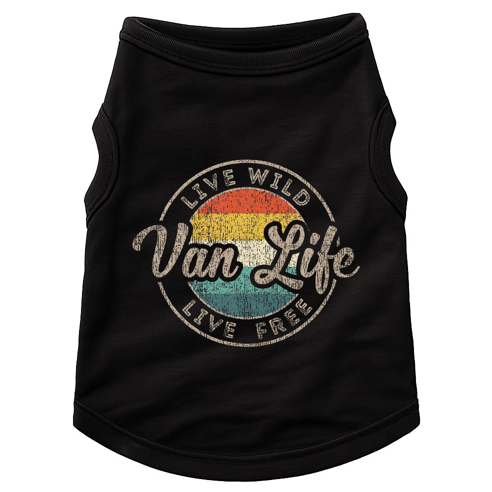 Van Life Clothing Retro Vintage Van Dwellers Vanlife Nomads Doggie Tank