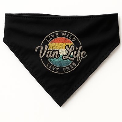 Van Life Clothing Retro Vintage Van Dwellers Vanlife Nomads USA-Made Doggie Bandana