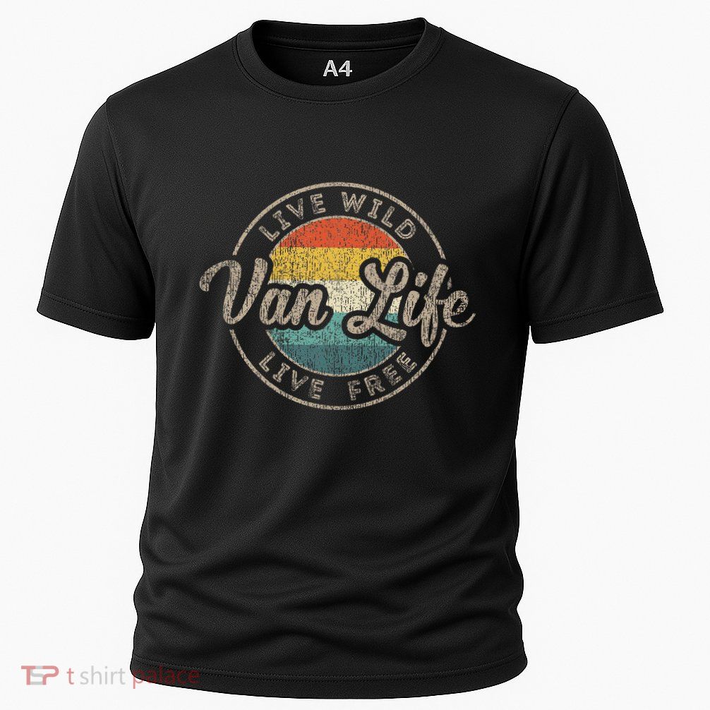 Van Life Clothing Retro Vintage Van Dwellers Vanlife Nomads Performance Shirt