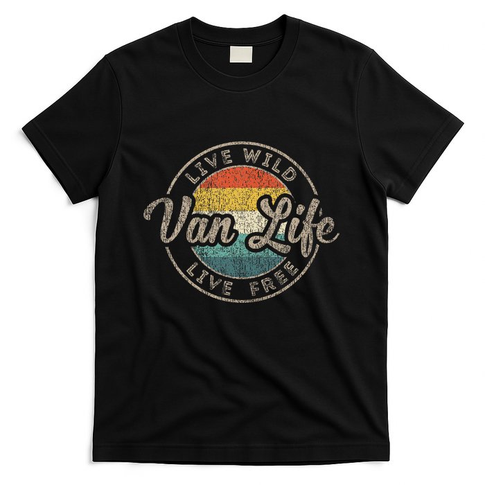 Van Life Clothing Retro Vintage Van Dwellers Vanlife Nomads T-Shirt