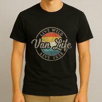 Van Life Clothing Retro Vintage Van Dwellers Vanlife Nomads T-Shirt