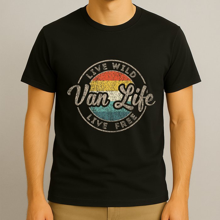 Van Life Clothing Retro Vintage Van Dwellers Vanlife Nomads T-Shirt