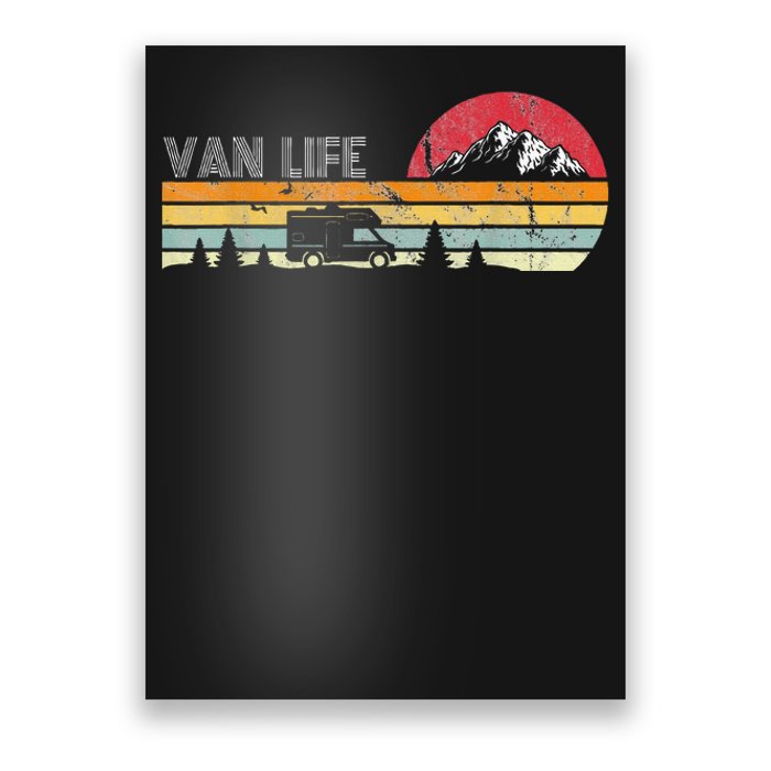 Van Life Clothing Retro Vintage Van Dwellers Vanlife Nomads Poster