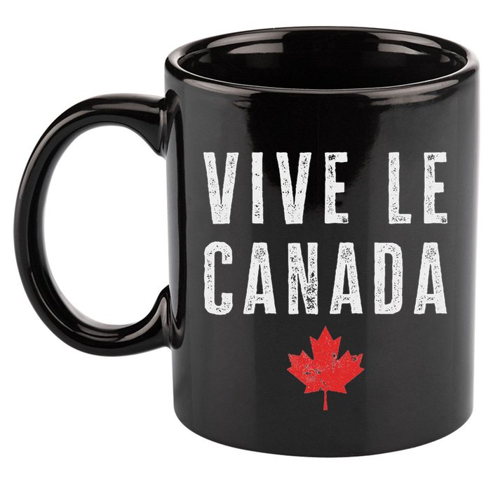 Vive Le Canada 11oz C Handle Ceramic Mug