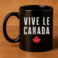 Vive Le Canada 11oz C Handle Ceramic Mug