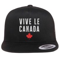 Vive Le Canada Flat Bill Trucker Hat