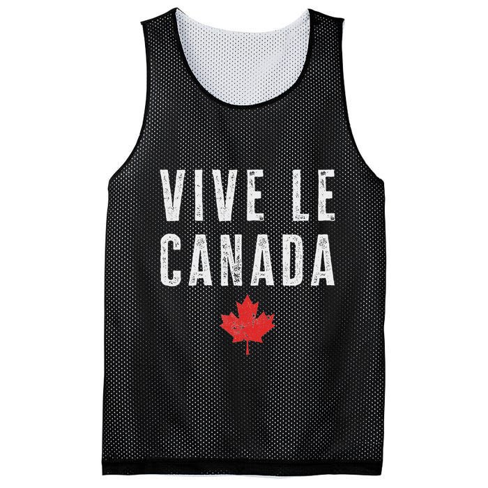 Vive Le Canada Mesh Reversible Basketball Jersey Tank