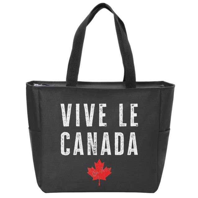 Vive Le Canada Zip Tote Bag