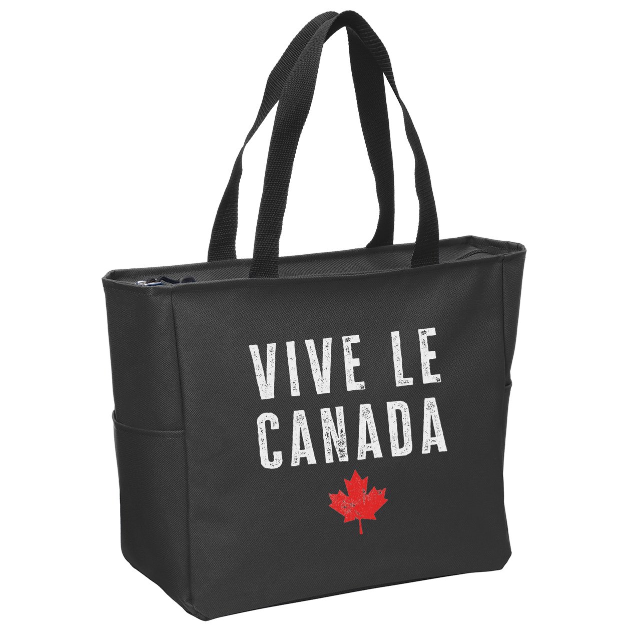 Vive Le Canada Zip Tote Bag