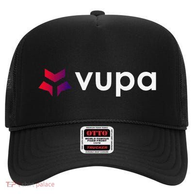 Vupa Logo Collection Ideal Gifts High Crown Mesh Back Trucker Hat