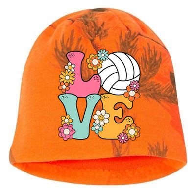 Volleyball Love Cute Volleyball Lover Wo Teens Girl Kati - Camo Knit Beanie