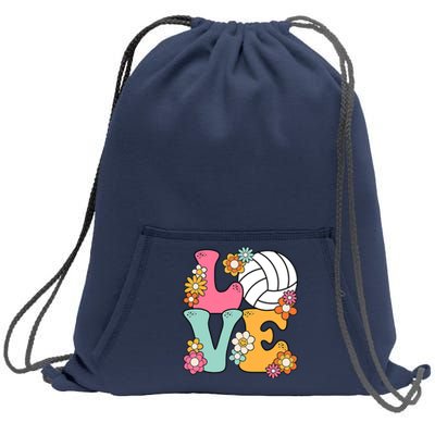 Volleyball Love Cute Volleyball Lover Wo Teens Girl Sweatshirt Cinch Pack Bag