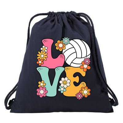 Volleyball Love Cute Volleyball Lover Wo Teens Girl Drawstring Bag