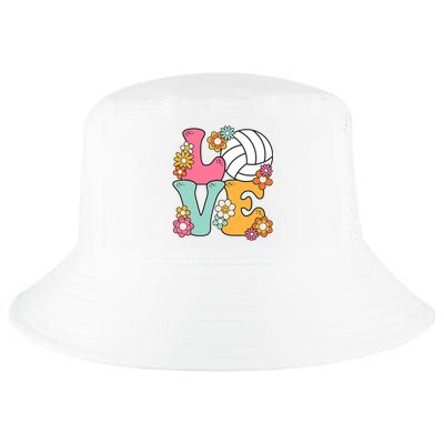 Volleyball Love Cute Volleyball Lover Wo Teens Girl Cool Comfort Performance Bucket Hat