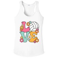 Volleyball Love Cute Volleyball Lover Wo Teens Girl Ladies PosiCharge Competitor Racerback Tank