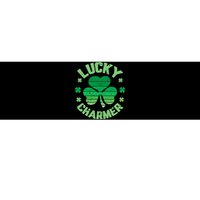 Vintage LUCKY CHARMER Shamrock St Patrick's Day Bumper Sticker