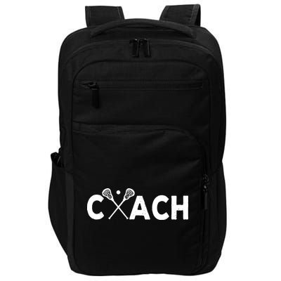Vintage Lacrosse Coach Lacrosse Team Coach Retro Impact Tech Backpack