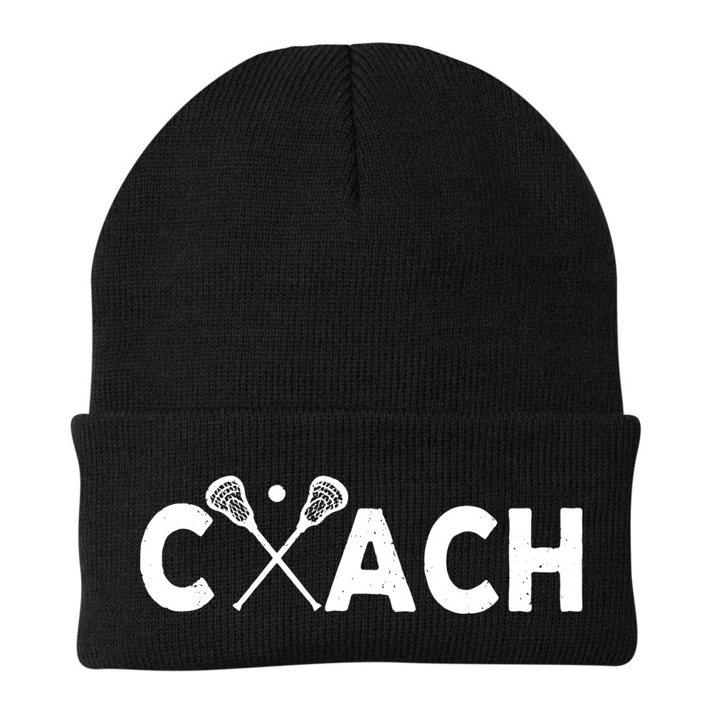 Vintage Lacrosse Coach Lacrosse Team Coach Retro Beanie