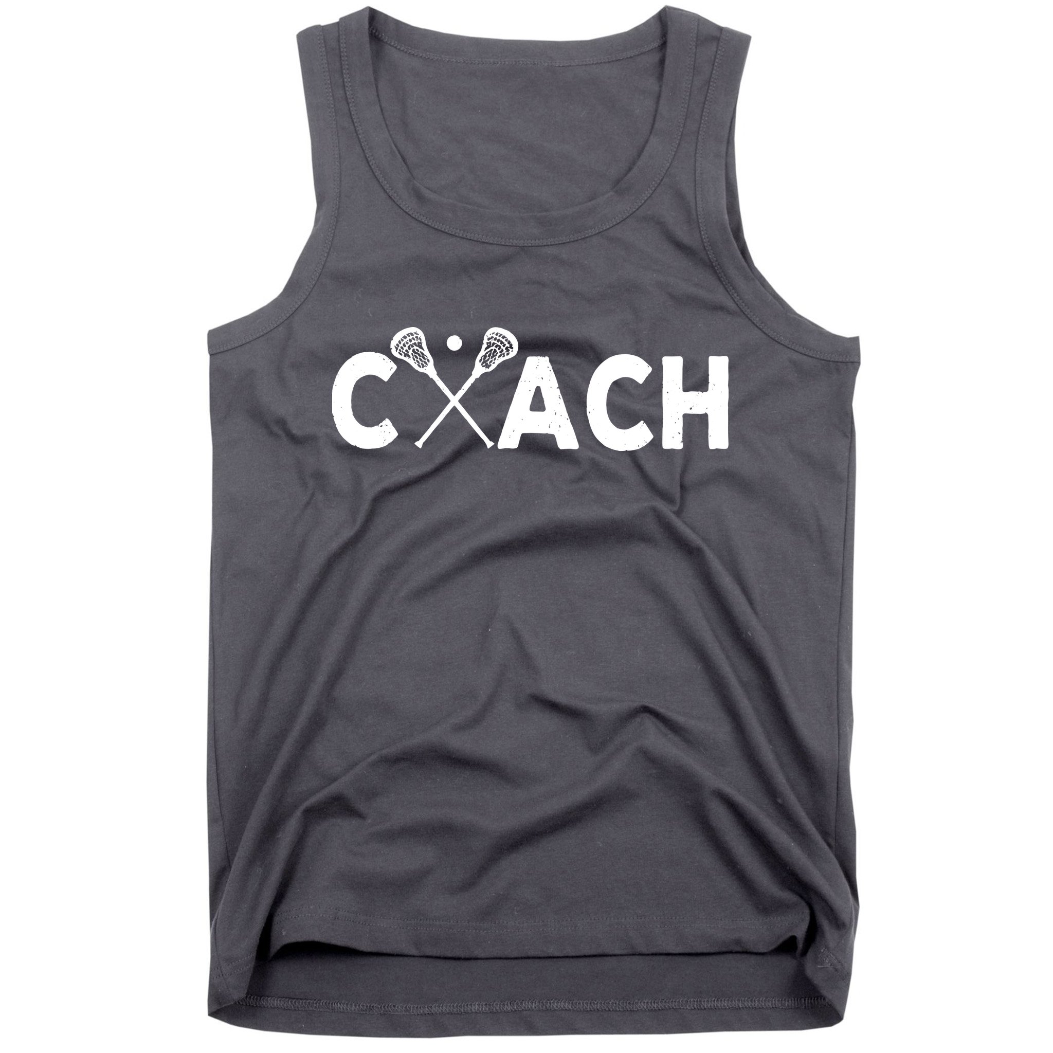 Vintage Lacrosse Coach Lacrosse Team Coach Retro Tank Top