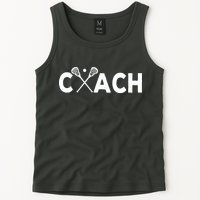 Vintage Lacrosse Coach Lacrosse Team Coach Retro Tank Top