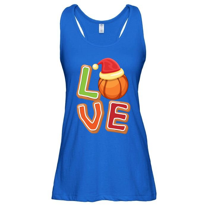 Volleyball Love Christmas Xmeaningful Giftmas Pajama Sport Fans Players Great Gi Ladies Essential Flowy Tank