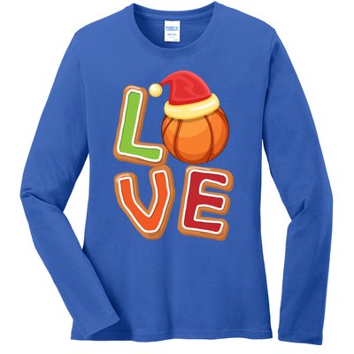 Volleyball Love Christmas Xmeaningful Giftmas Pajama Sport Fans Players Great Gi Ladies Long Sleeve Shirt