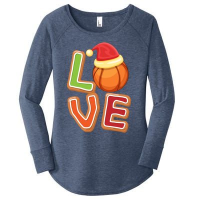 Volleyball Love Christmas Xmeaningful Giftmas Pajama Sport Fans Players Great Gi Women's Perfect Tri Tunic Long Sleeve Shirt