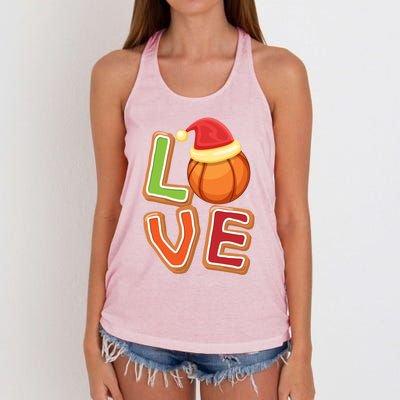 Volleyball Love Christmas Xmeaningful Giftmas Pajama Sport Fans Players Great Gi Women's Knotted Racerback Tank