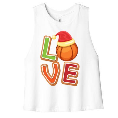 Volleyball Love Christmas Xmeaningful Giftmas Pajama Sport Fans Players Great Gi Women's Racerback Cropped Tank