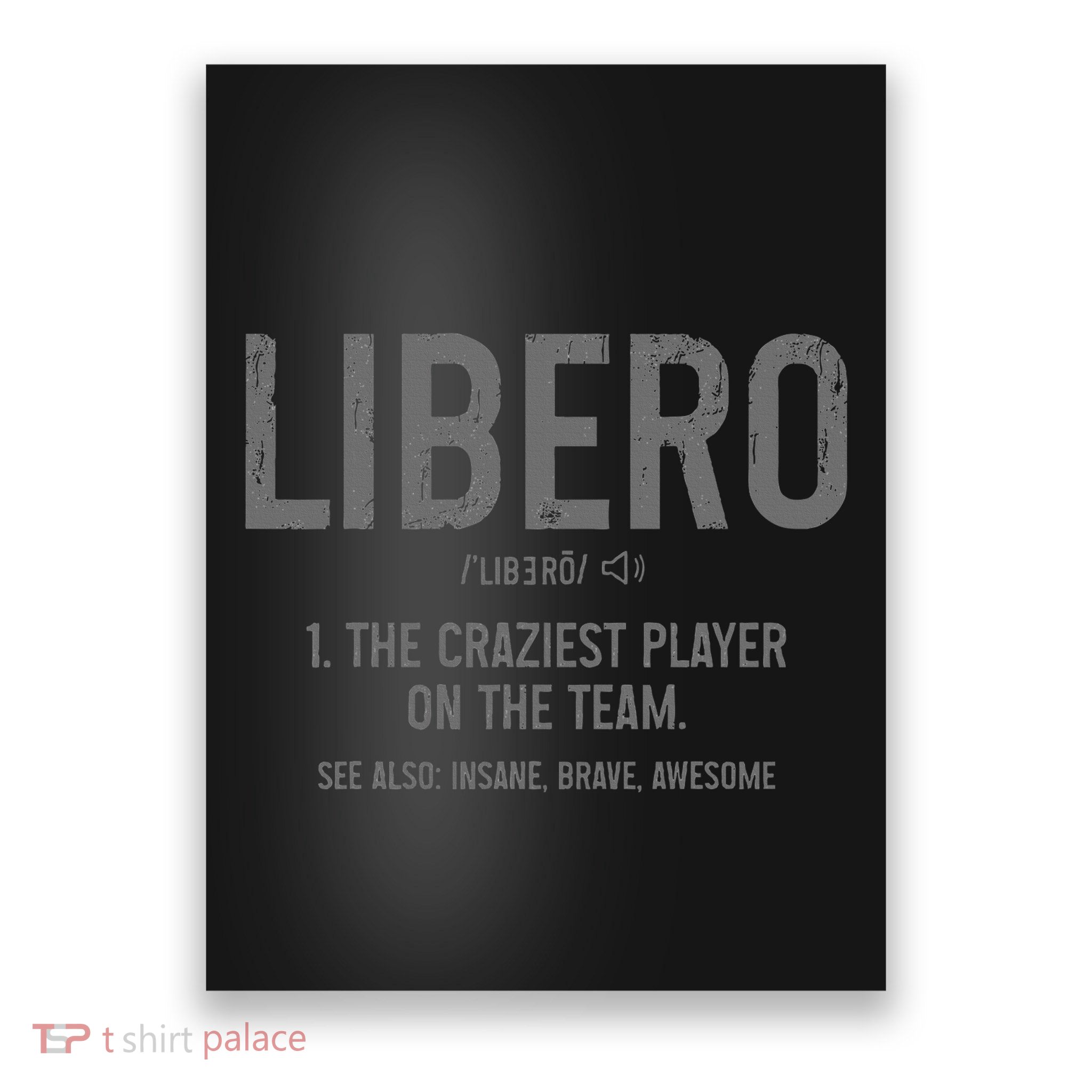 Volleyball Libero Definition Vintage Beach Volleyball Player Poster